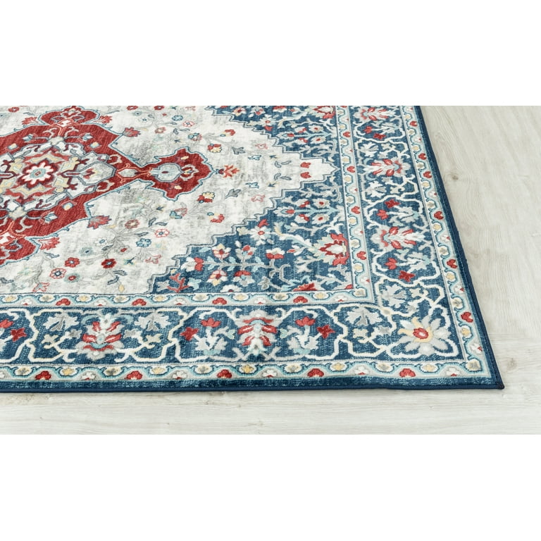 Rugs and Decor Hampton 703/ 5x7.2 area rugs 5' x 7'.2'' Blue Rugs and Decor Hampton 703/ 5x7.2 area rugs 5' x 7'.2'' Blue